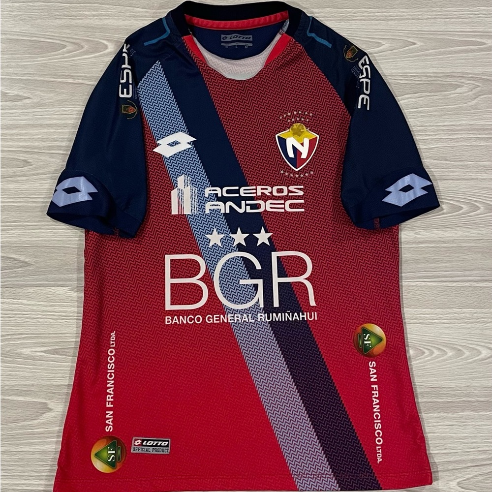 Lotto 2014/15 El Nacional de Quito Home Shirt Soccer Jersey Men’s Size Medium